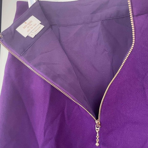 Kate Spade Purple Midi Skirt - Picture 7 of 8